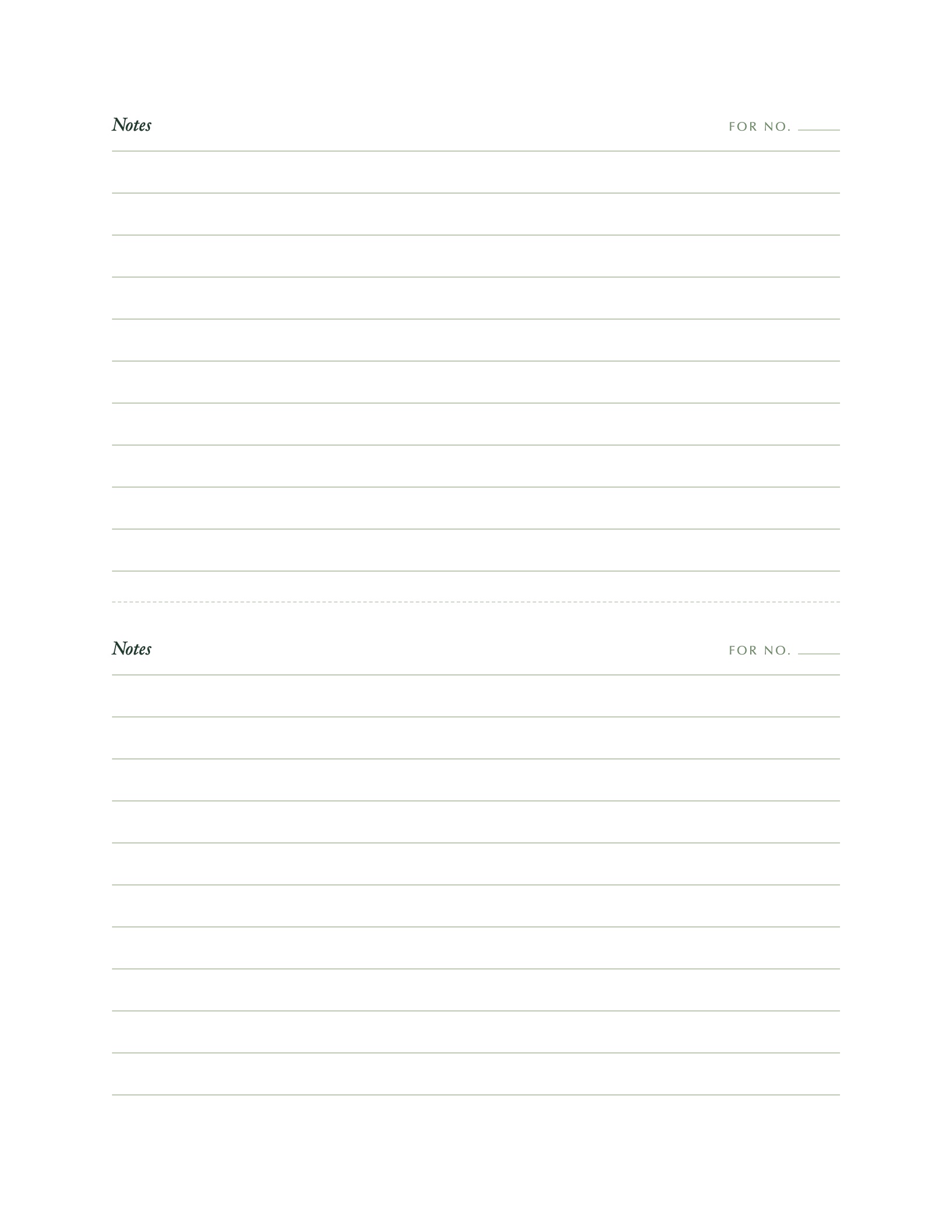 A notes page